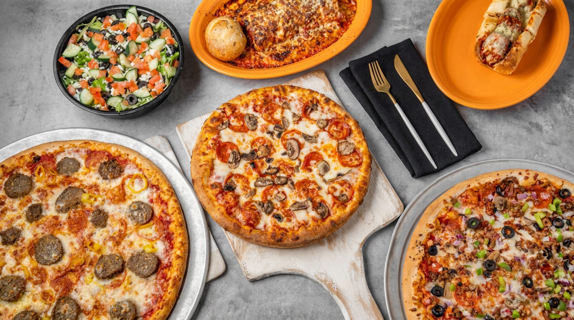 Three towns. One family. Real NY pizza.