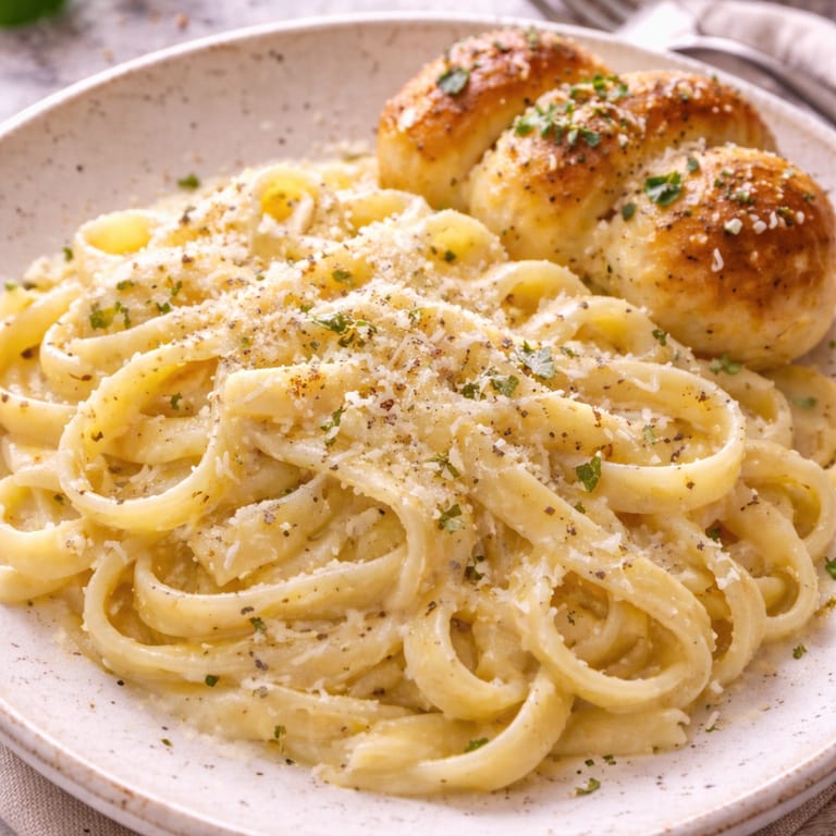 Delicious Fettuccine Alfredo