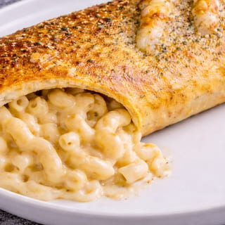 White Cheddar Mac Stromboli
