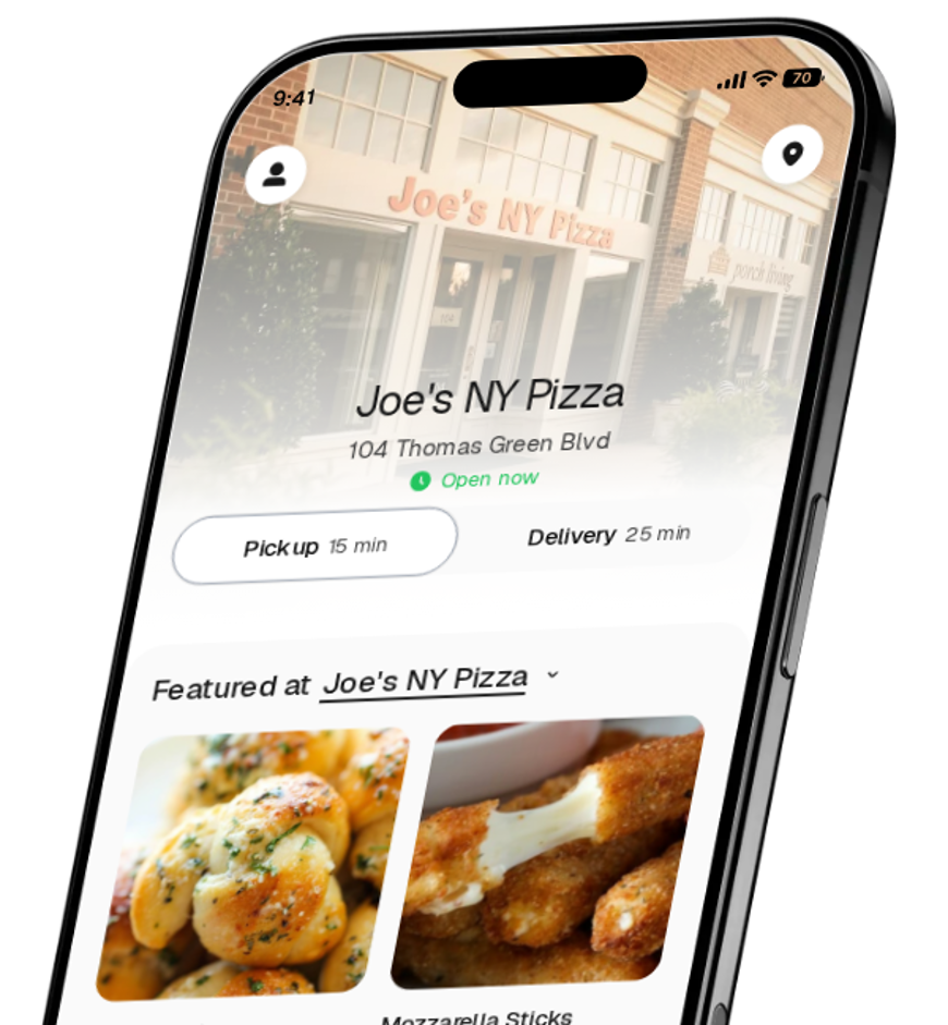 Joe's NY Pizza app preview